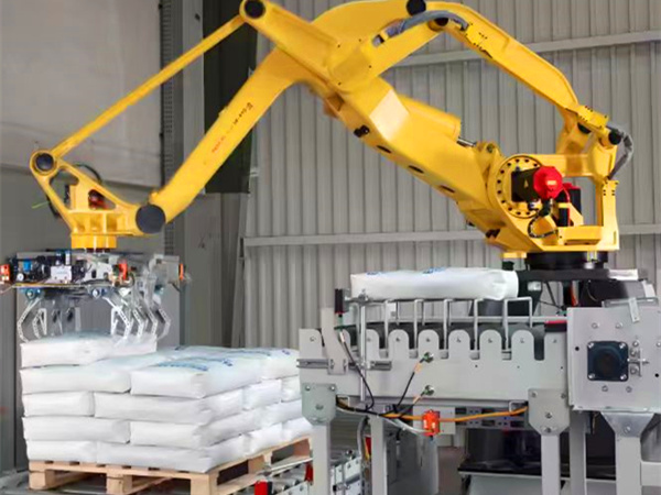 Mechanical hand palletizer